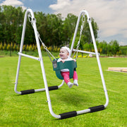 Toddler Swing Set with Bucket Seat and Heavy Duty Foldable Stand