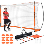 12x6 ft Soccer Net Portable Soccer Goals for Backyard Quick Setup