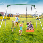 10 foot metal swing set