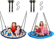 750lbs 40" Saucer Swing + 40" Spider Web Swing for Kids Adults