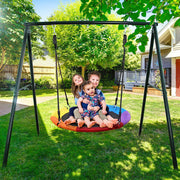 saucer swing with stand